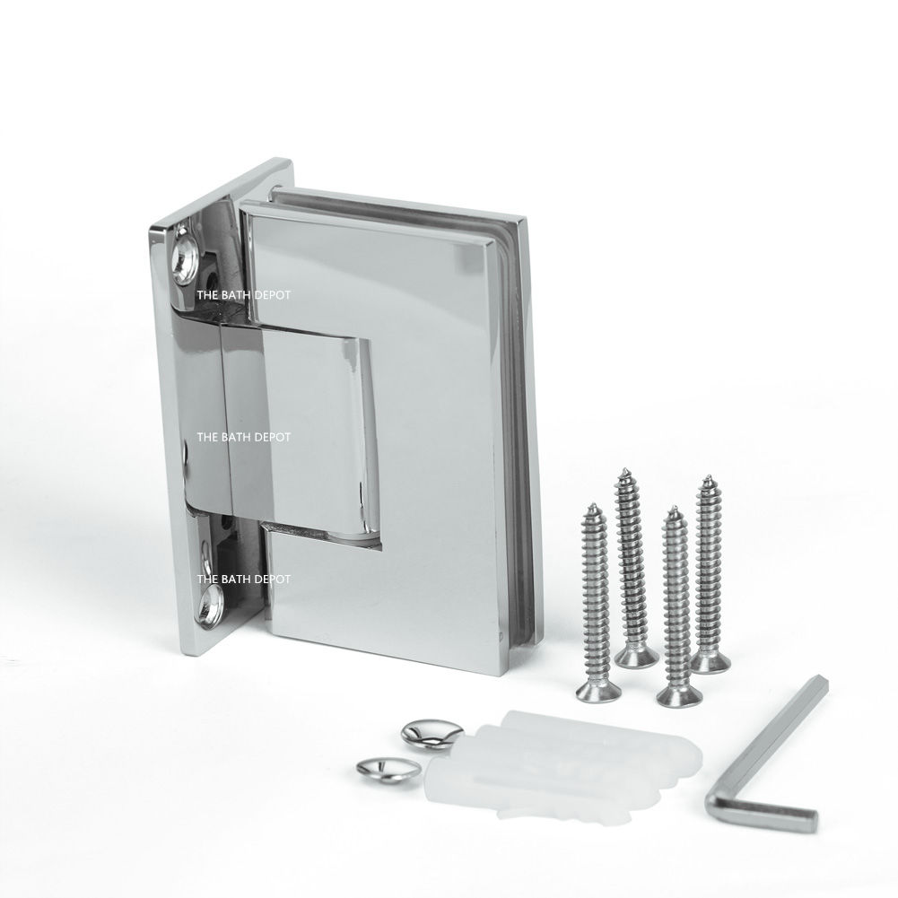 SUNNY SHOWER Frameless Pivot Shower Door Wall to Glass Hinge 90 Degree 1 Pair 100005120014 eBay